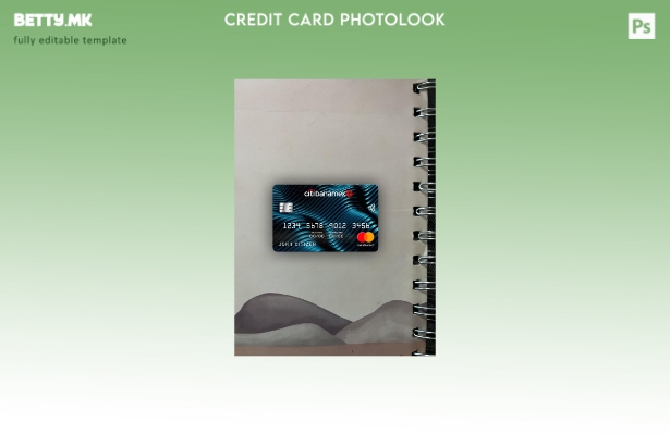 модерен стил Мексико Citibanamex банка мастеркард photolook преден шаблон